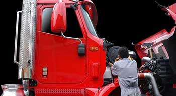 Man Working on Truck